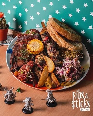 Ribs & Sticks — BBQ платер
